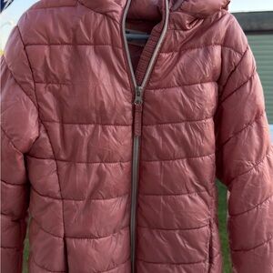 Girls H&M Pink Puffer Jacket Size 8/10